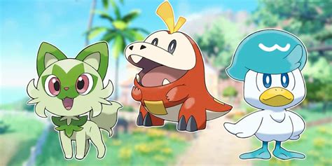 pokemon scarlet starter evolutions|Gen 9 Starters and Evolutions 